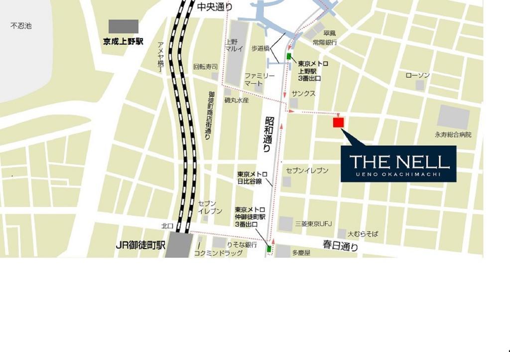 Hotel The Nell Ueno Okachimachi Tokio Zewnętrze zdjęcie